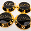 Yokohama AVS Model 6 Reproduction Center Caps *24k Gold Plated*