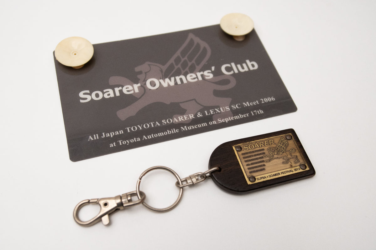 Toyota Soarer / Lexus SC Genuine Memorabilia Window Plaque 