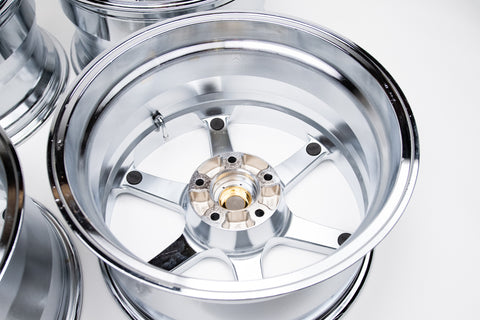 AVS Model 6 17" 9J +20, 9J +35 (5x114.3) *Triple Chrome Plated*