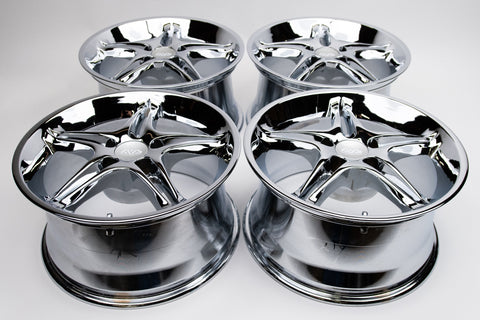 AVS VS-5 17" 9J +19 (5x114.3) *Triple Chrome*