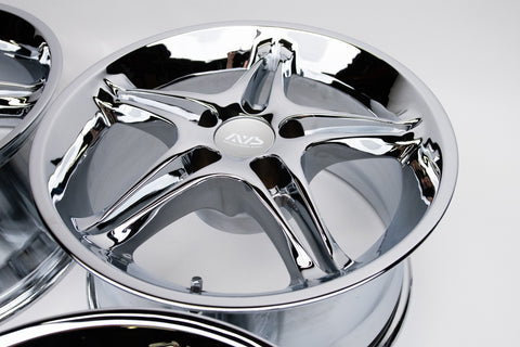 AVS VS-5 17" 9J +19 (5x114.3) *Triple Chrome*