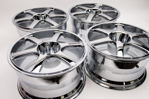 Yokohama AVS Model 6 18" 10J +24 (5x114.3) *Triple Chrome Plated*