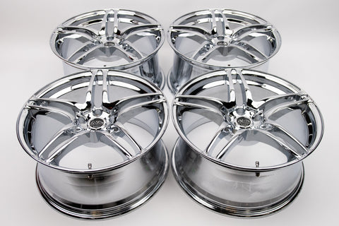 Yokohama AVS Model 5 18" 9J +35 (5x114.3) *Triple Chrome Plated*