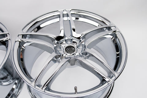 Yokohama AVS Model 5 18" 9J +35 (5x114.3) *Triple Chrome Plated*