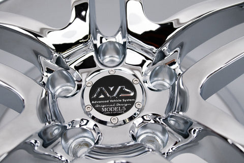 Yokohama AVS Model 5 18" 9J +35 (5x114.3) *Triple Chrome Plated*