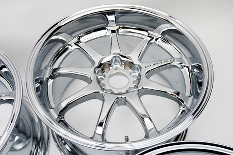 Work Emotion XD9 18" 10J +18 (5x114.3) *Triple Chrome Plated*