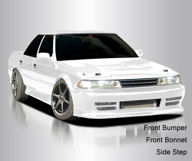 Missile Toyota Mark II (GX81 / JZX81) 3-Piece Aero Set (Front Bumper, Side Steps, Rear Bumper)
