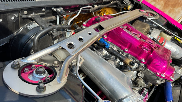 Yashio Factory Nissan Silvia S13 / S14 / S15 Titanium Front Strut Tower Bar