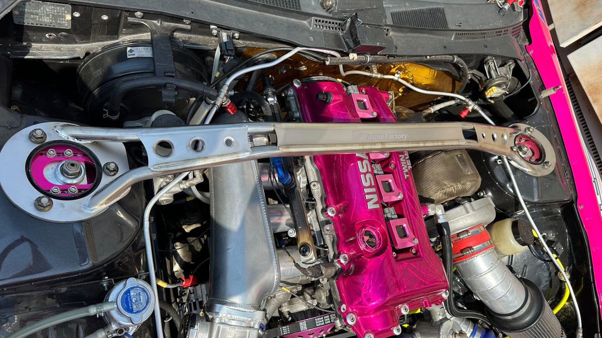 Yashio Factory Nissan Silvia S13 / S14 / S15 Titanium Front Strut Tower Bar