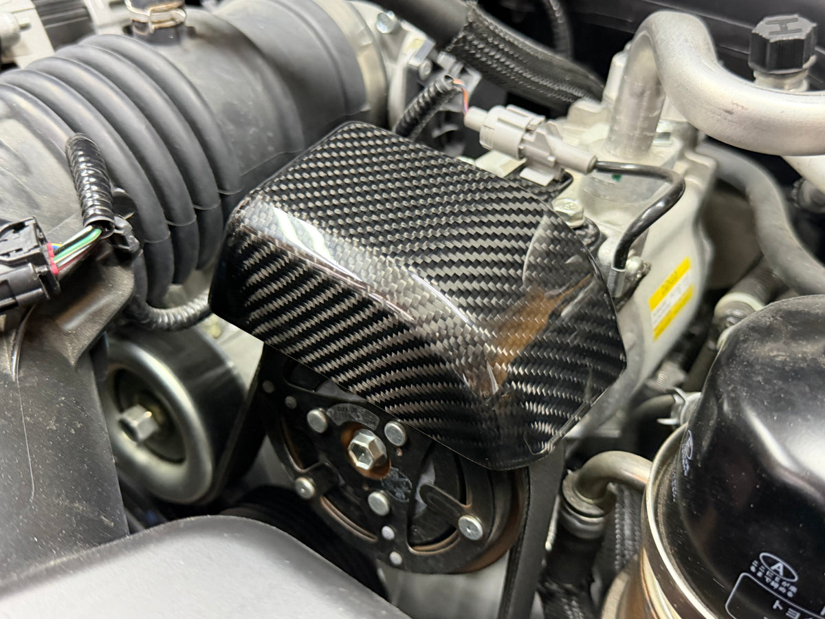 Kazama Toyota GR86 / Subaru BRZ (ZN8 / ZD8) Carbon A/C and Alternator Cover