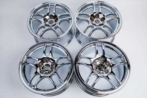 R33 GTR 17" 9J +30 (5x114.3) *Triple Chrome Plated*