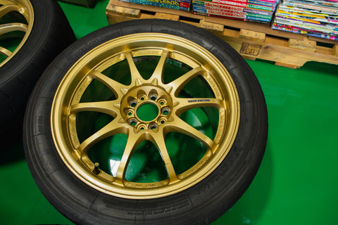 Volk Racing CE28N 17” 9J +43 (5x100) *ADVAN A052 Tires Included*