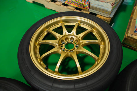Volk Racing CE28N 17” 9J +43 (5x100) *ADVAN A052 Tires Included*