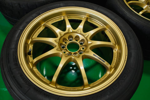 Volk Racing CE28N 17” 9J +43 (5x100) *ADVAN A052 Tires Included*