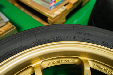 Volk Racing CE28N 17” 9J +43 (5x100) *ADVAN A052 Tires Included*
