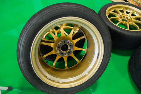 Volk Racing CE28N 17” 9J +43 (5x100) *ADVAN A052 Tires Included*