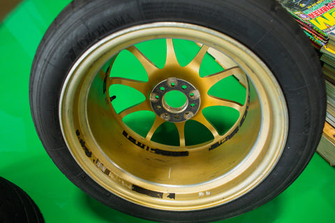 Volk Racing CE28N 17” 9J +43 (5x100) *ADVAN A052 Tires Included*
