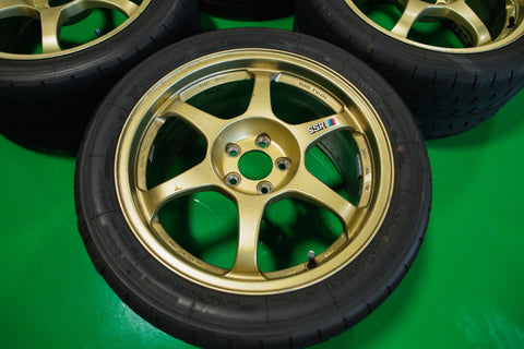 SSR Type C 17” 8.5J +48 (5x100) *ADVAN A052 Tires Included*