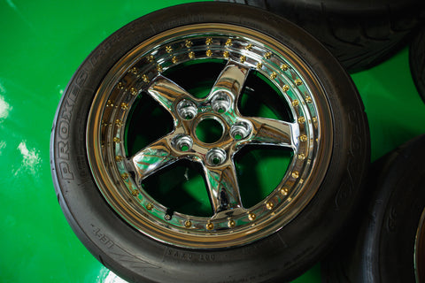 Dunlop Super Xiphos 16" 9J +36, 8J +36 (5x114.3) *Tires Included*