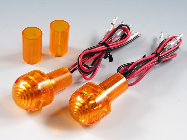 ZOOM ENGINEERING Mazda Roadster (NA / NB) Eunos Mazda NA / NB Roadster Bar End Turn Signals (Pair) (Bulb 12V 10W Orange)