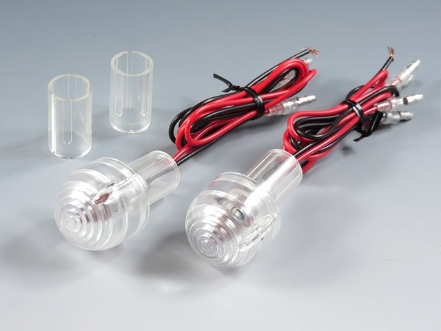 ZOOM ENGINEERING Mazda Roadster (NA / NB) Eunos Mazda NA / NB Roadster Bar End Turn Signals (Pair) (LED 12V Orange)