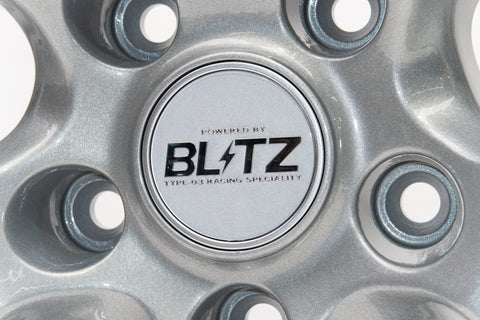 Blitz BRW03 Reproduction Center Caps *Silver/Chrome*