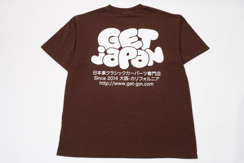 GET Japan Shop Tee Shirt (Chocolate)