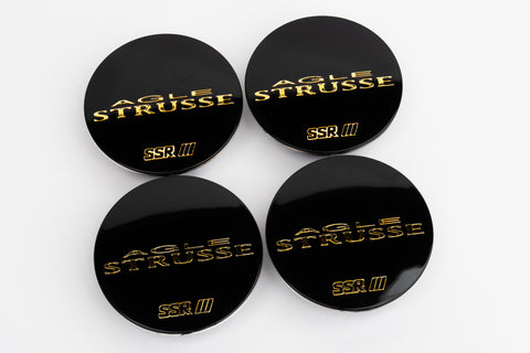 SSR Agle Strusse Reproduction Center Caps *Black/Gold*