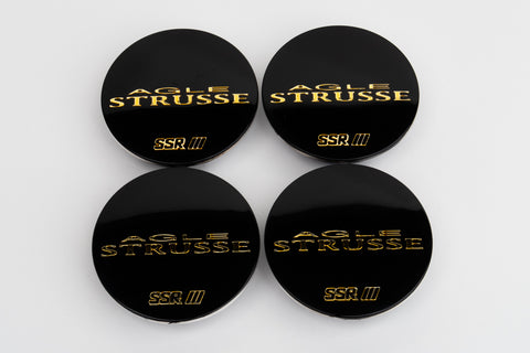 SSR Agle Strusse Reproduction Center Caps *Black/Gold*