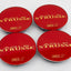 SSR Agle Strusse Reproduction Center Caps *Red/Gold*