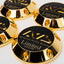 Yokohama AVS Model 6 Reproduction Center Caps *24k Gold Limited Version*