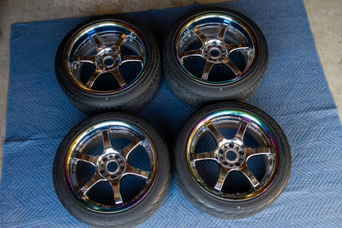 Rays Gramlights 57 Maximum Pro 18" 9.5J +35, 8.5J +25 (5x114.3)  *Tires Included*