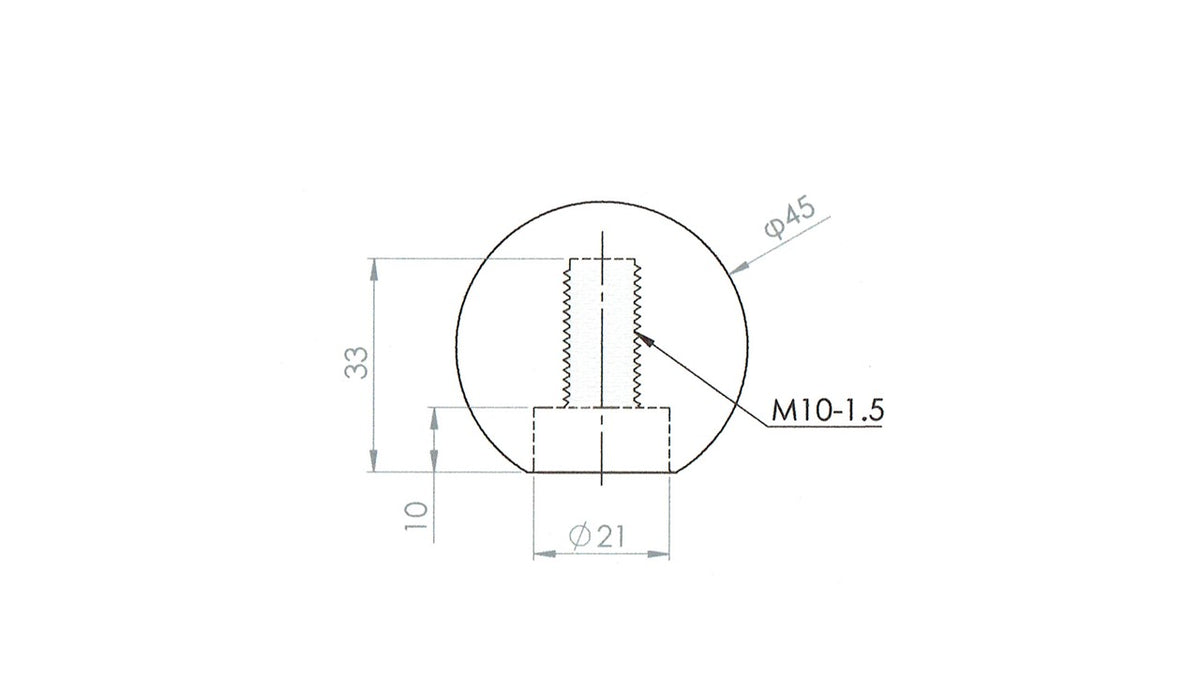 ARC Brazing Titanium Shift Knob