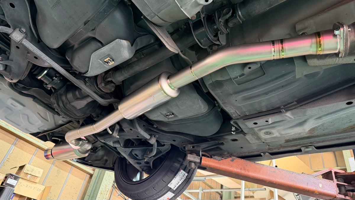 Yashio Factory Nissan Silvia S15 Super Silent Titanium Muffler (NA, 50mm Main Pipe)