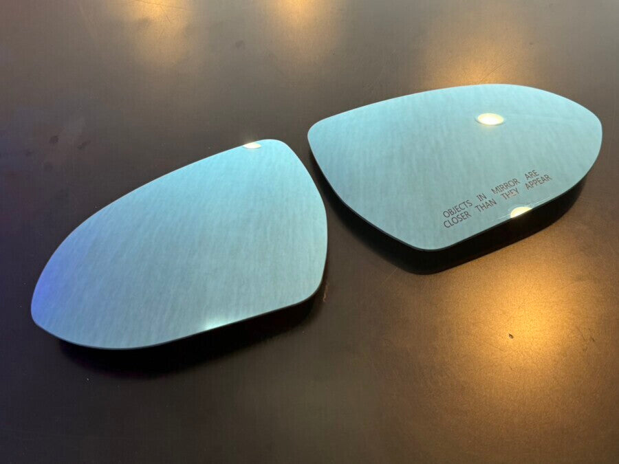 Kazama Toyota GR86 / Subaru BRZ (ZN8 / ZD8) Wide View Blue Heated Mirror Lenses