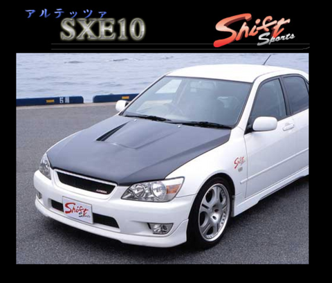 Shift Sports Toyota Altezza (SXE10) Aero Bonnet (Carbon + Clear Coat)