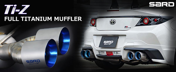 SARD Toyota GR86 / Subaru BRZ (ZN8 / ZD8) Ti-Z Full Titanium Muffler