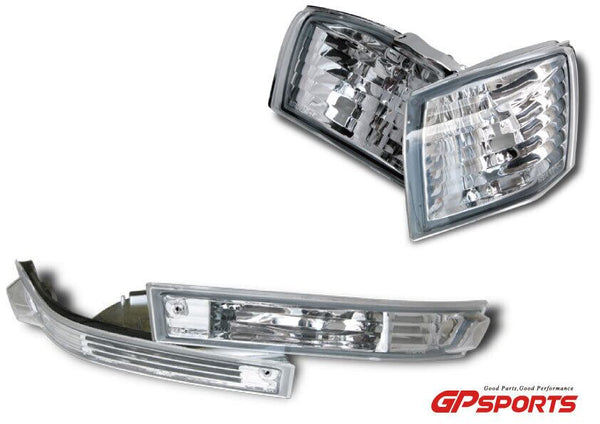 GP SPORTS Nissan Silvia (S14) Crystal Turn Signal and Corner Lens Set SILVIA Kouki