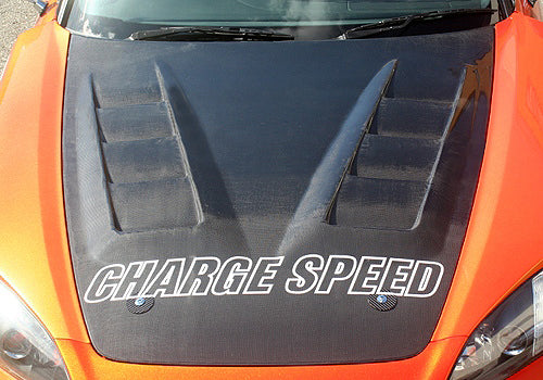 CHARGESPEED Honda S2000 (AP1 / AP2) Bonnet (FRP with Ducts) 2