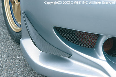 C-WEST Honda Integra (DC5) Front Canards (Pair, Type I)