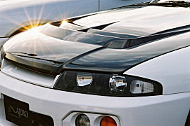 First Molding Nissan Skyline (ECR33) Aero Bonnet Aluminum Net