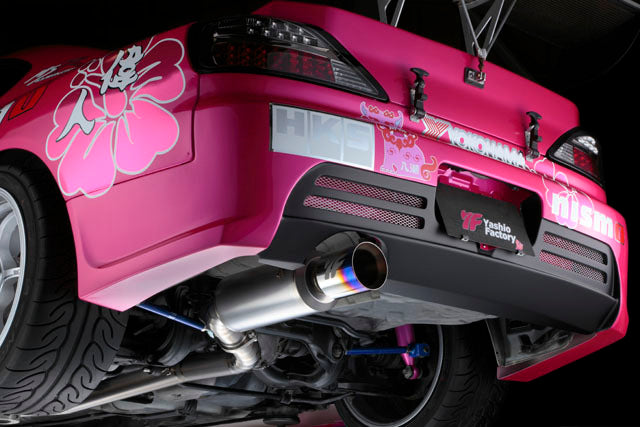 Yashio Factory Nissan Silvia S14 / S15 Super Silent Titanium Muffler (Circuit Spec)