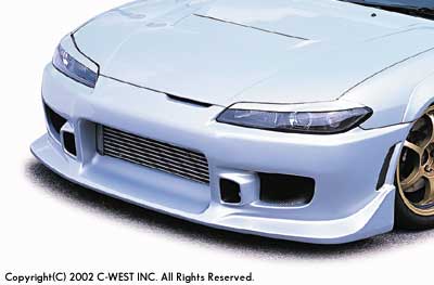 C-WEST Nissan Silvia S15 N1 Front Bumper (II) (PFRP)