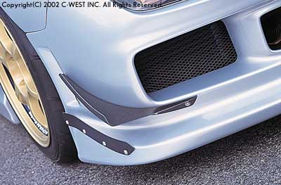 C-WEST Mazda RX-7 (FD3S) Front Canards (Pair)