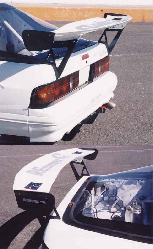 RE Amemiya FC3S Rear Spoiler-GT II