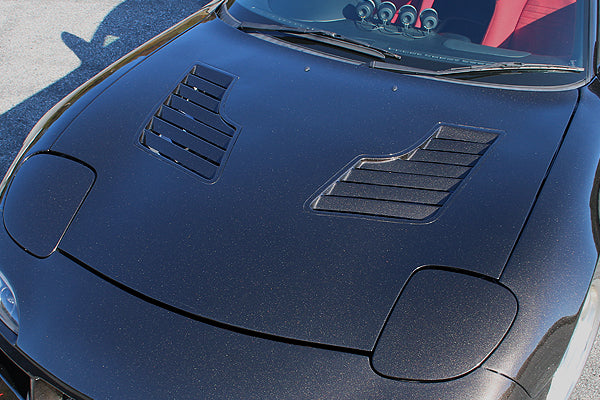 CHARGESPEED Mazda RX-7 (FD3S) Bonnet (Carbon with Ducts) 5
