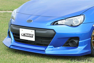 C-WEST Toyota 86 / Subaru BRZ (ZN6 / ZC6) Front Half Spoiler (Partial Carbon) (FRP and CFRP)