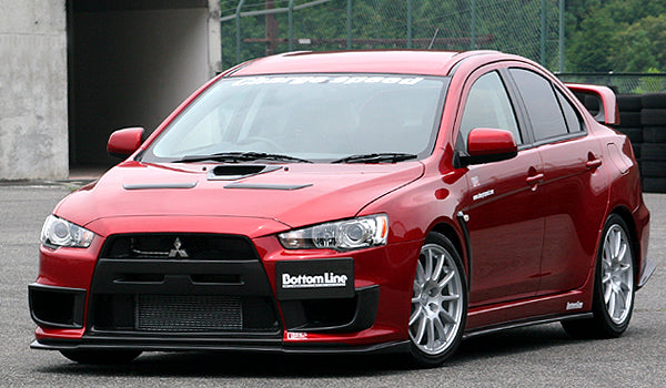CHARGESPEED Mitsubishi Lancer Evolution X (CZ4A) 3 Piece Kit TYPE-1 Front, Side and Rear (FRP)