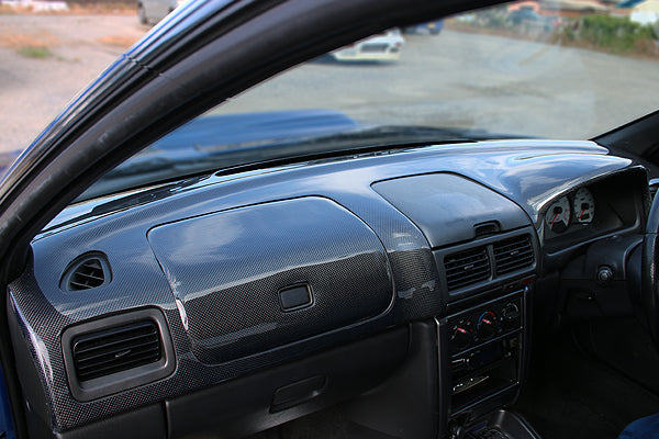CHARGESPEED Subaru Impreza WRX (GC8) Dashboard Cover (Ver 4-6 FRP Black Gel Coat) 2