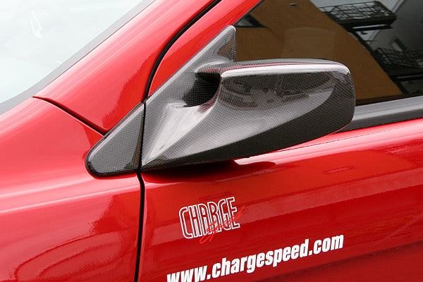 CHARGESPEED Mitsubishi Lancer Evolution X (CZ4A) Aero Mirrors (FRP) 2